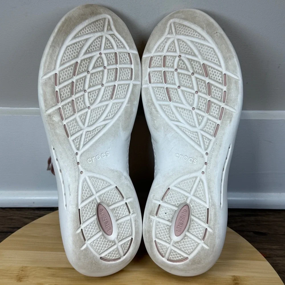 Crocs LiteRide 360 Pacesetter Women's 10 Pink Breathable Sneakers Athleisure